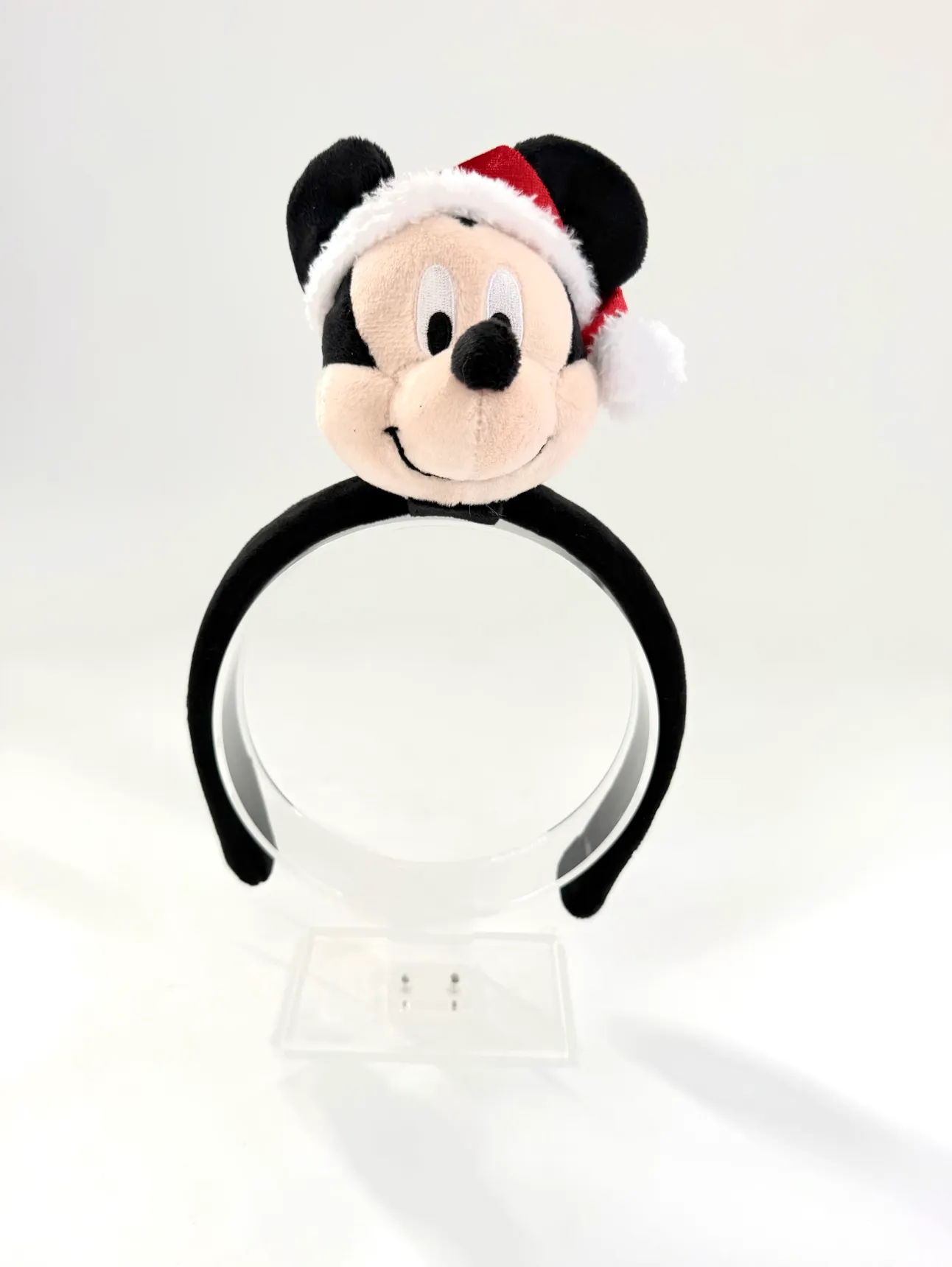 Santa Mickey Mouse Headband Plush
