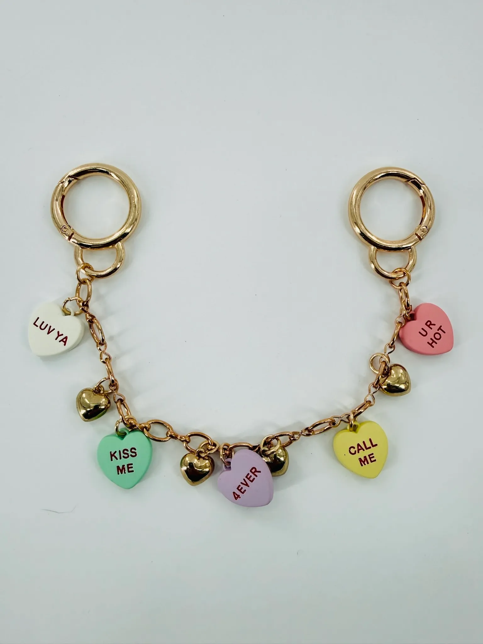 Conversation Heart Bag Charm - A New Day 