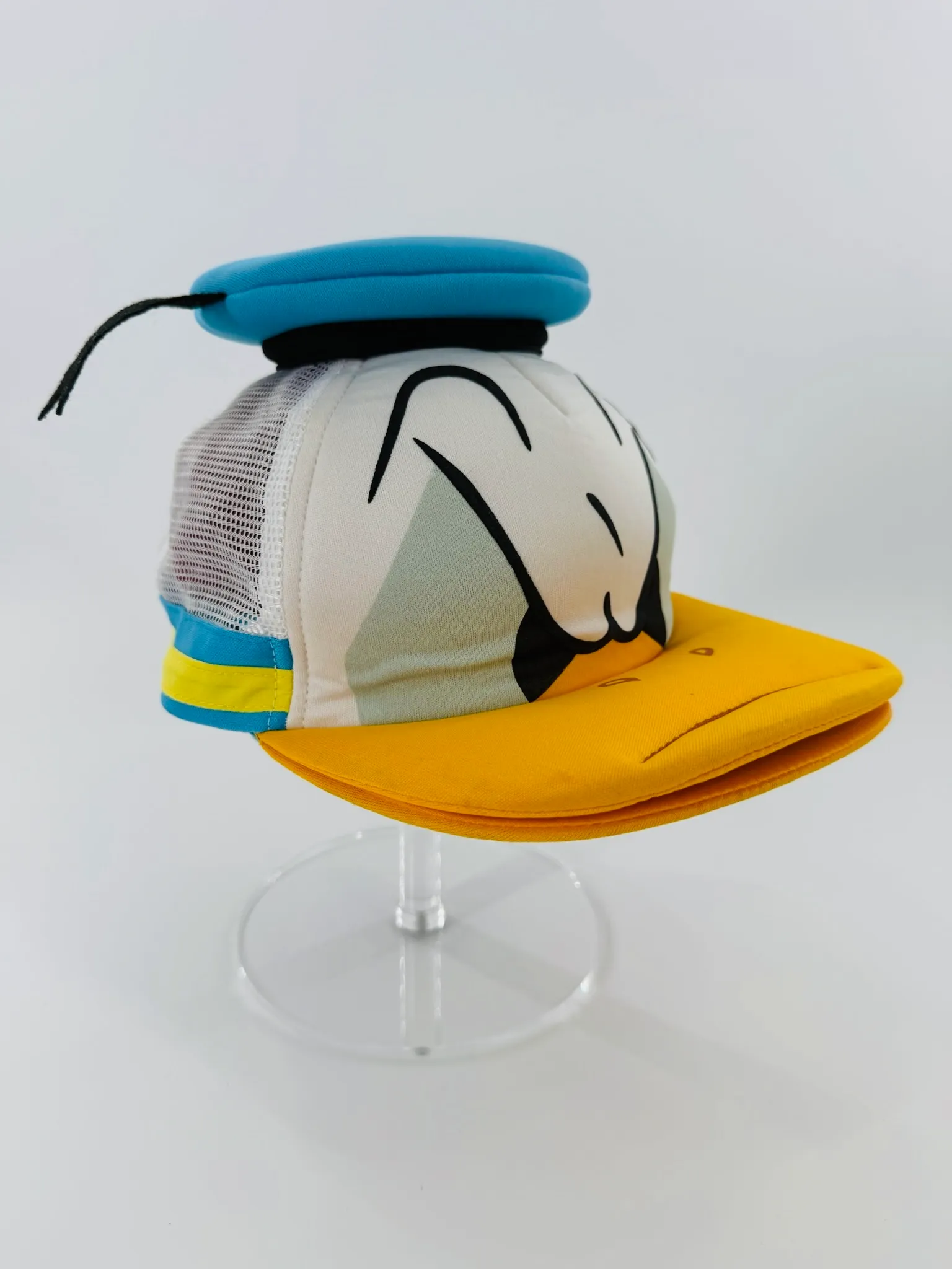 Disney Parks Donald Duck Face Mesh Foam Adult Baseball Cap