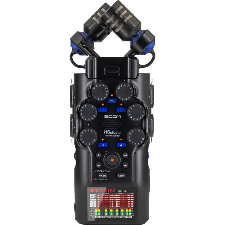 Zoom H6studio 6-Track Handy Recorder with 32-Bit Float Recording