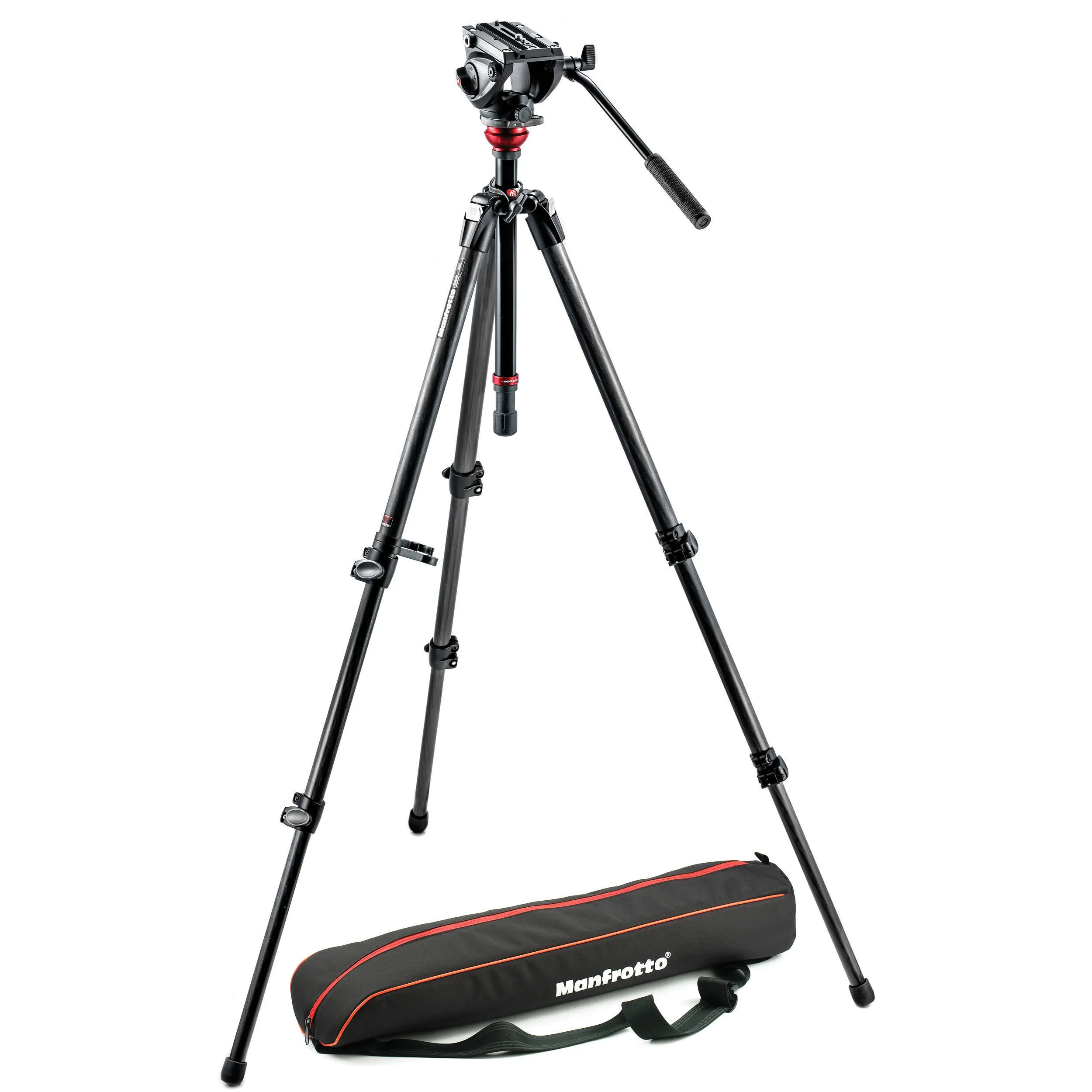 Manfrotto Video Tripod 755CX3 w/ MVH500AH Fluid Head