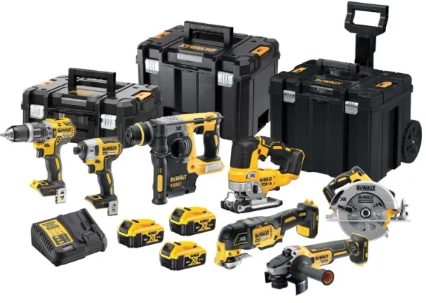 DeWALT DCK755P3T 18V Li-Ion accu combiset (3x5,0Ah) in TSTAK - 7-delige - koolborstelloos