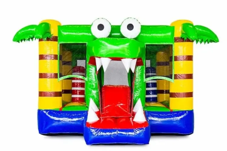 Springkussen Mini Bounce krokodil