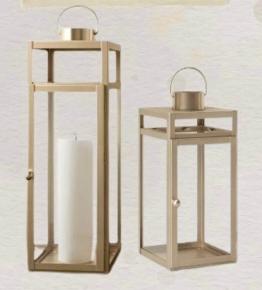 Modern Gold Lantern