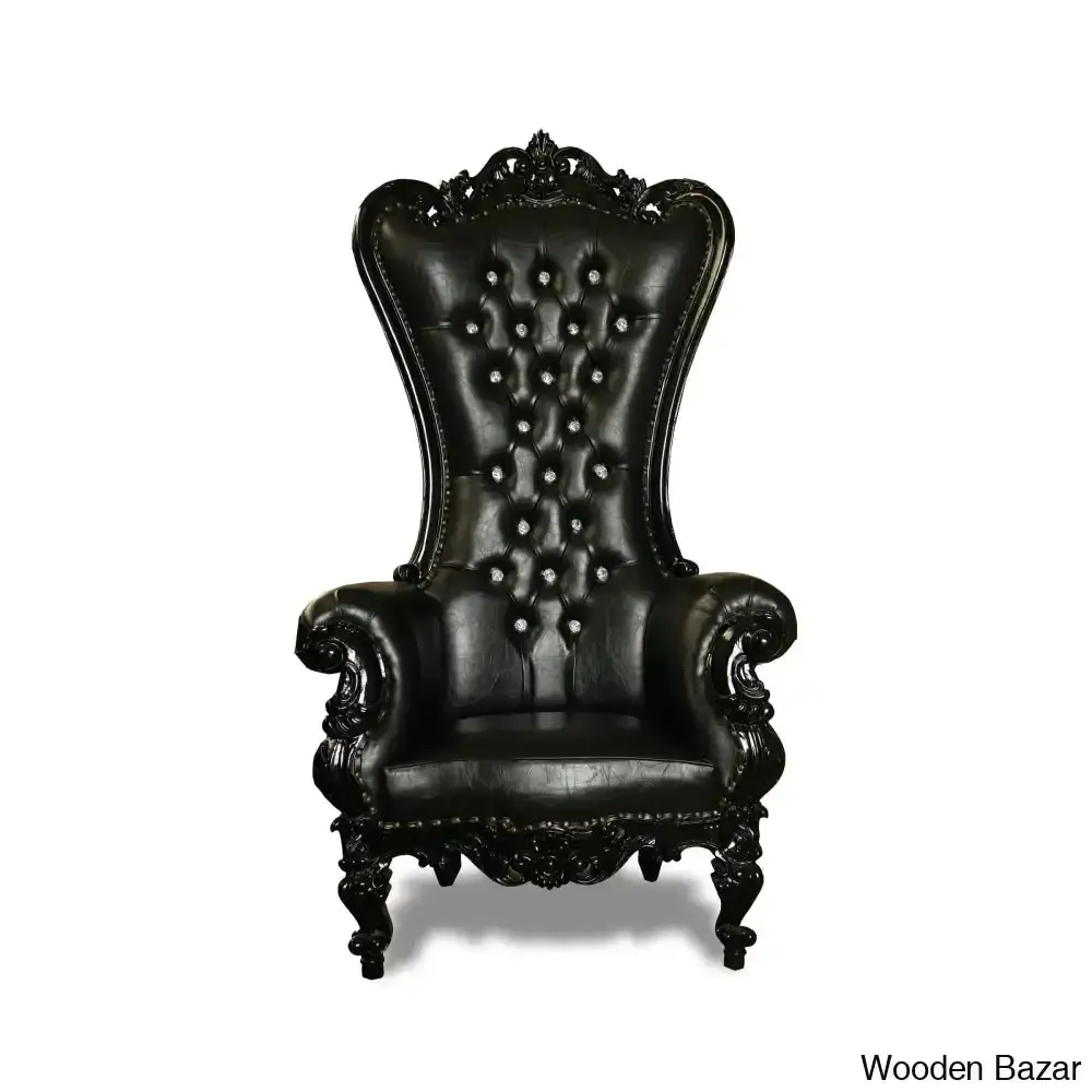 Black Throne Chair