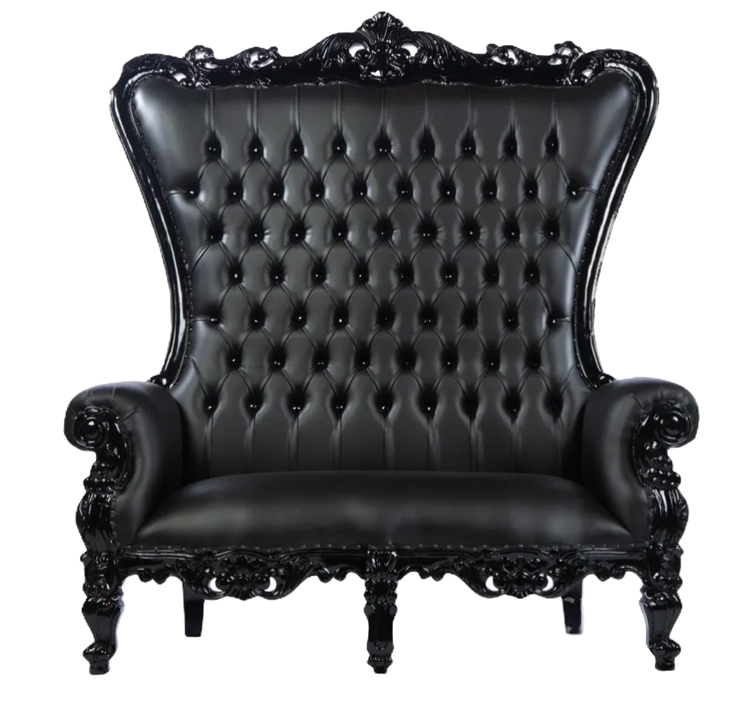 Black Throne Loveseat