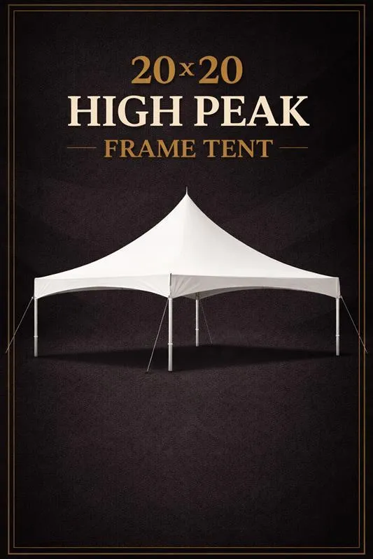 20x20 High Peak Frame Tent
