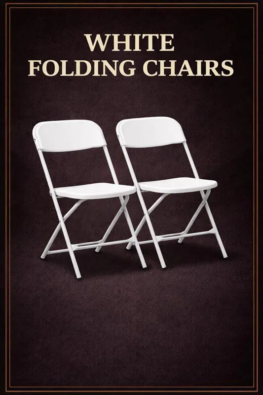 White Folding Chair