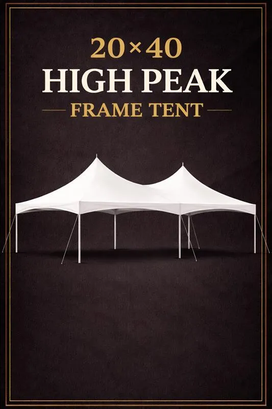 20x40 High Peak Frame Tent
