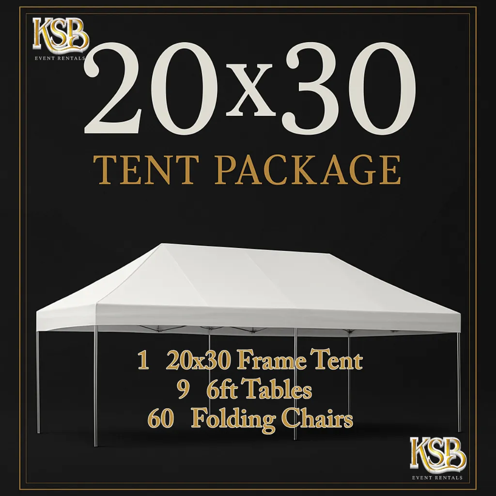 20x30 Tent Package
