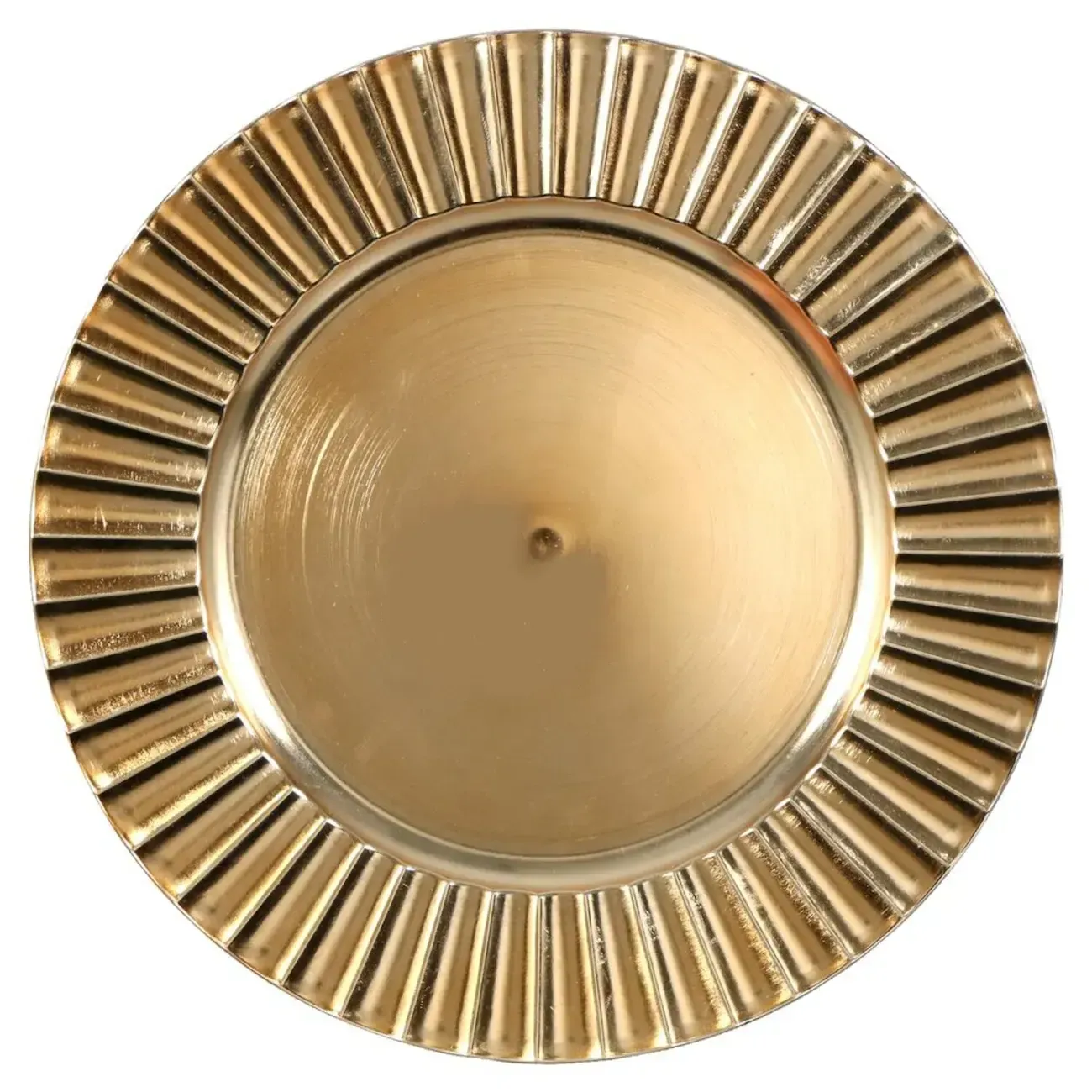Gold Fluted Chargers