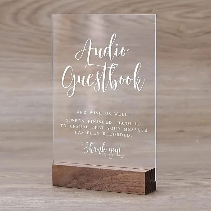 Audio Guest Book Sign