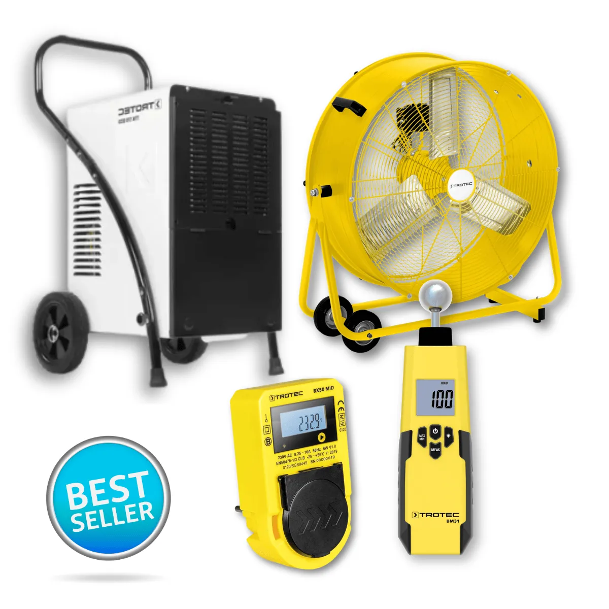 Wasserschaden Basis Paket - für einzelne Räume