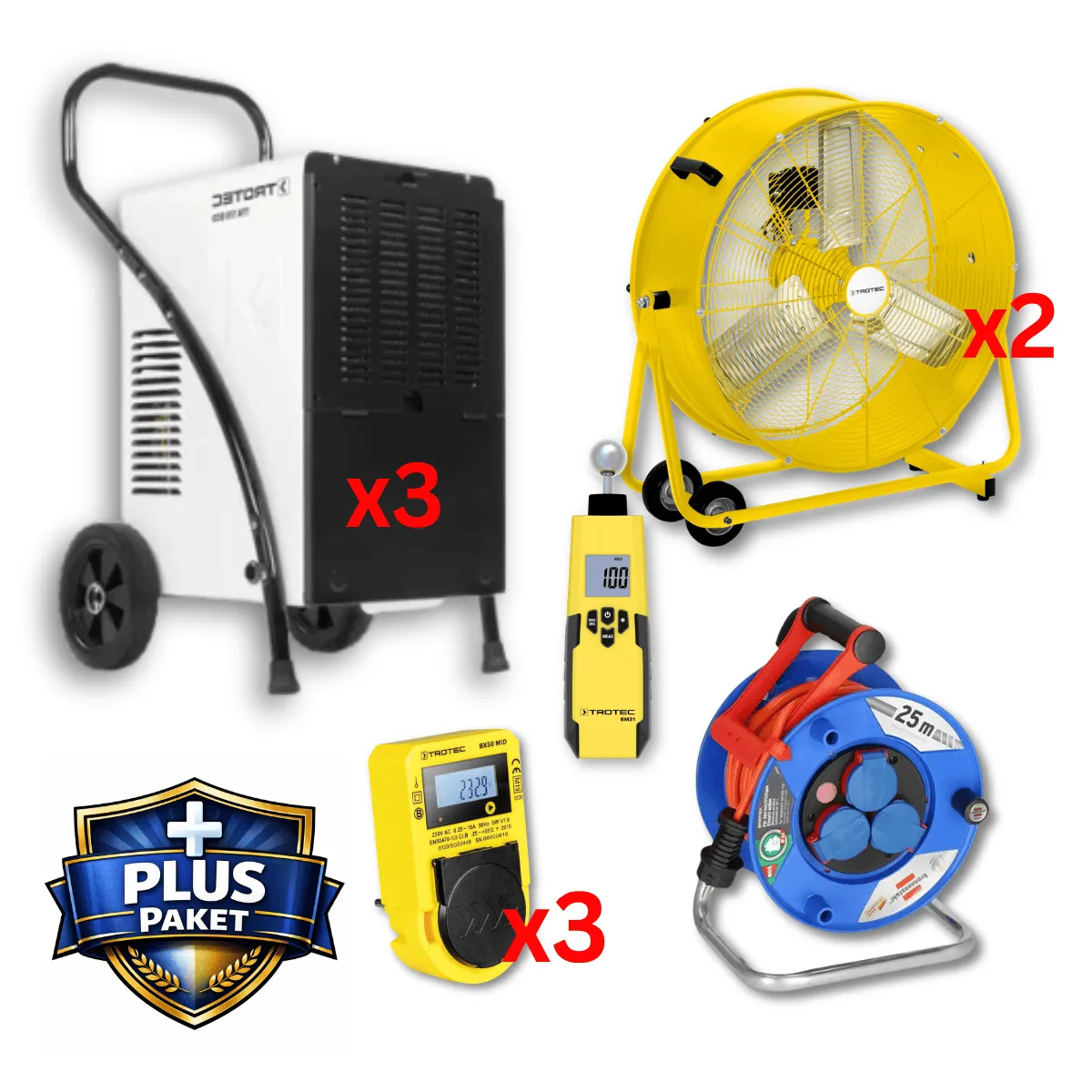 Wasserschaden Plus Paket - für umfangreiche Schäden oder Neubau