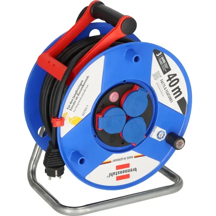 Brennenstuhl Kabeltrommel 40m (IP44) – maximale Reichweite