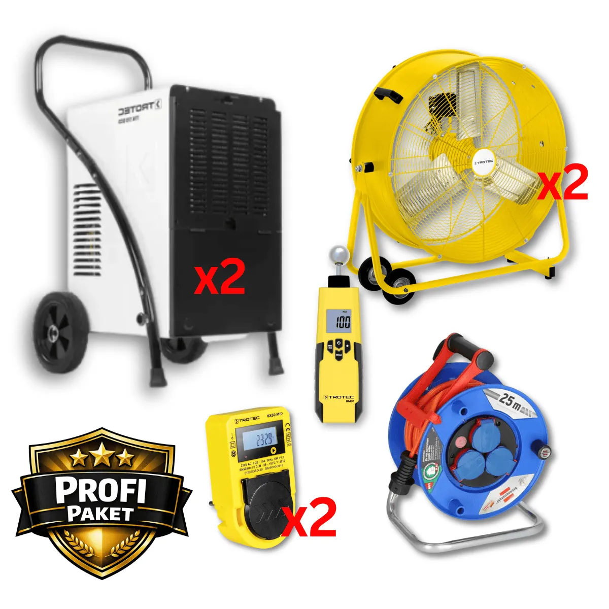 Wasserschaden Profi Paket - für größere Schäden