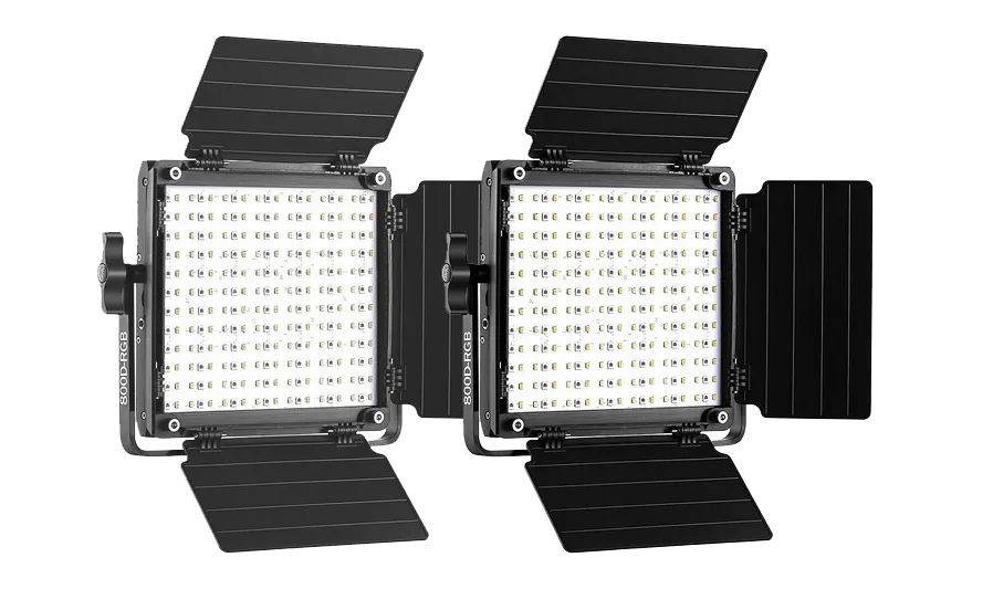 2-Light Panel LED Kit - GVM-800D-II