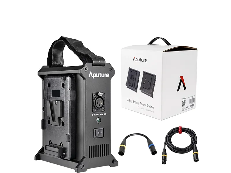 Aputure 2-Bay Battery Power Station for Amaran 300c