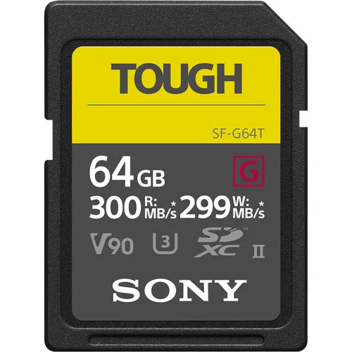 Sony Tough - 64GB SD UHS-II SDXC Memory Card