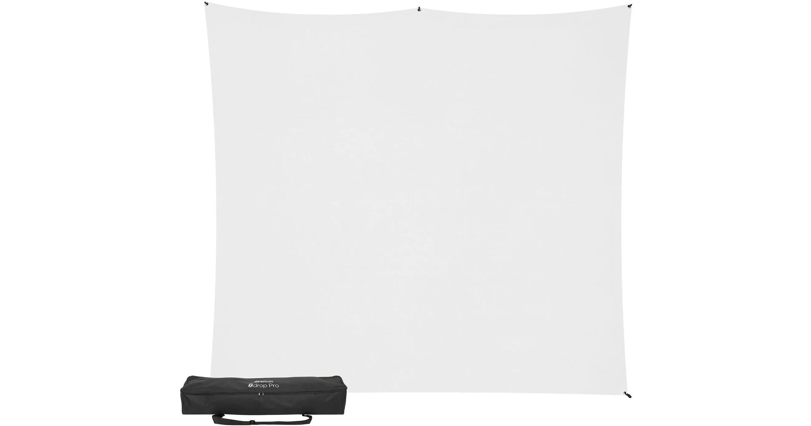 Westcott 8x8 Wrinkle Resistant White Backdrop