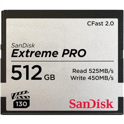 SanDisk Extreme PRO CFast 2.0 - 512GB