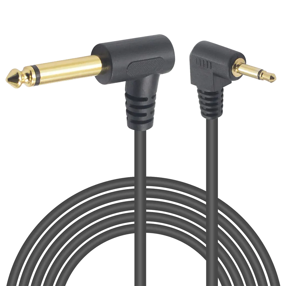 1/8” Right Angle > 1/4” Right Angle Cable