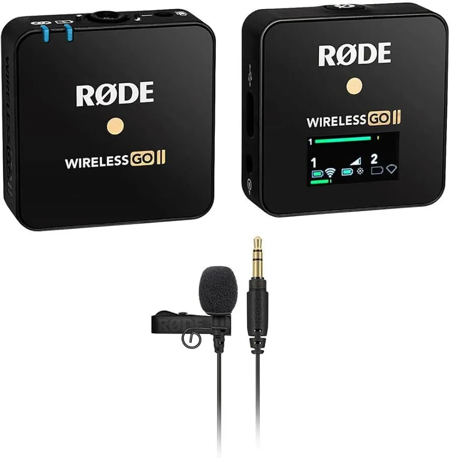 2-Microphone Lavalier Set Rode Wireless Go II