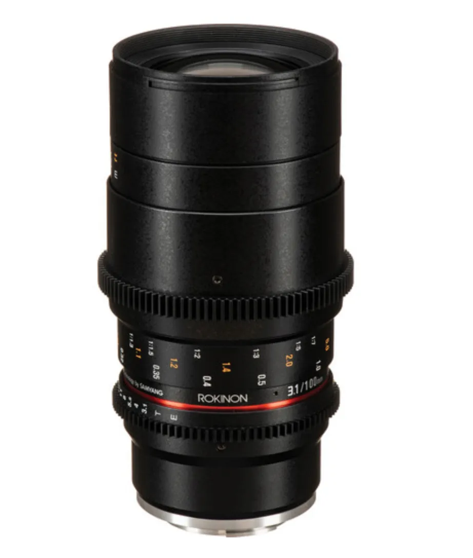 Rokinon Macro Cine DS Lens 100mm f3.1 EFS Mount