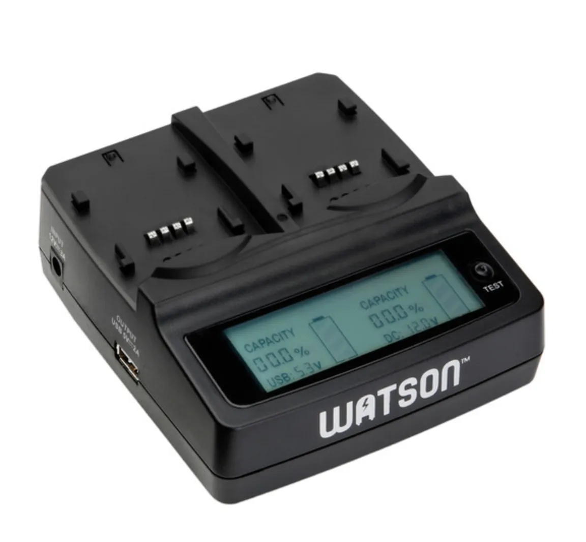 Watson Dual Battery Charger for BP-U30 (XDCAM Batteries)