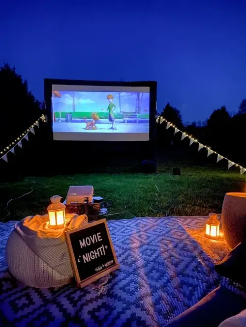 16-Ft Backyard Cinema & Pro Audio Rig