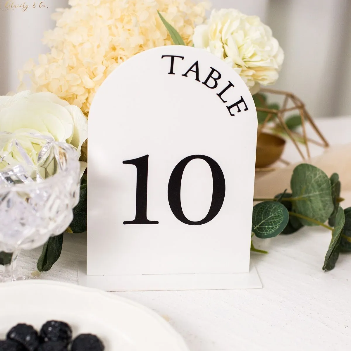 Table Numbers