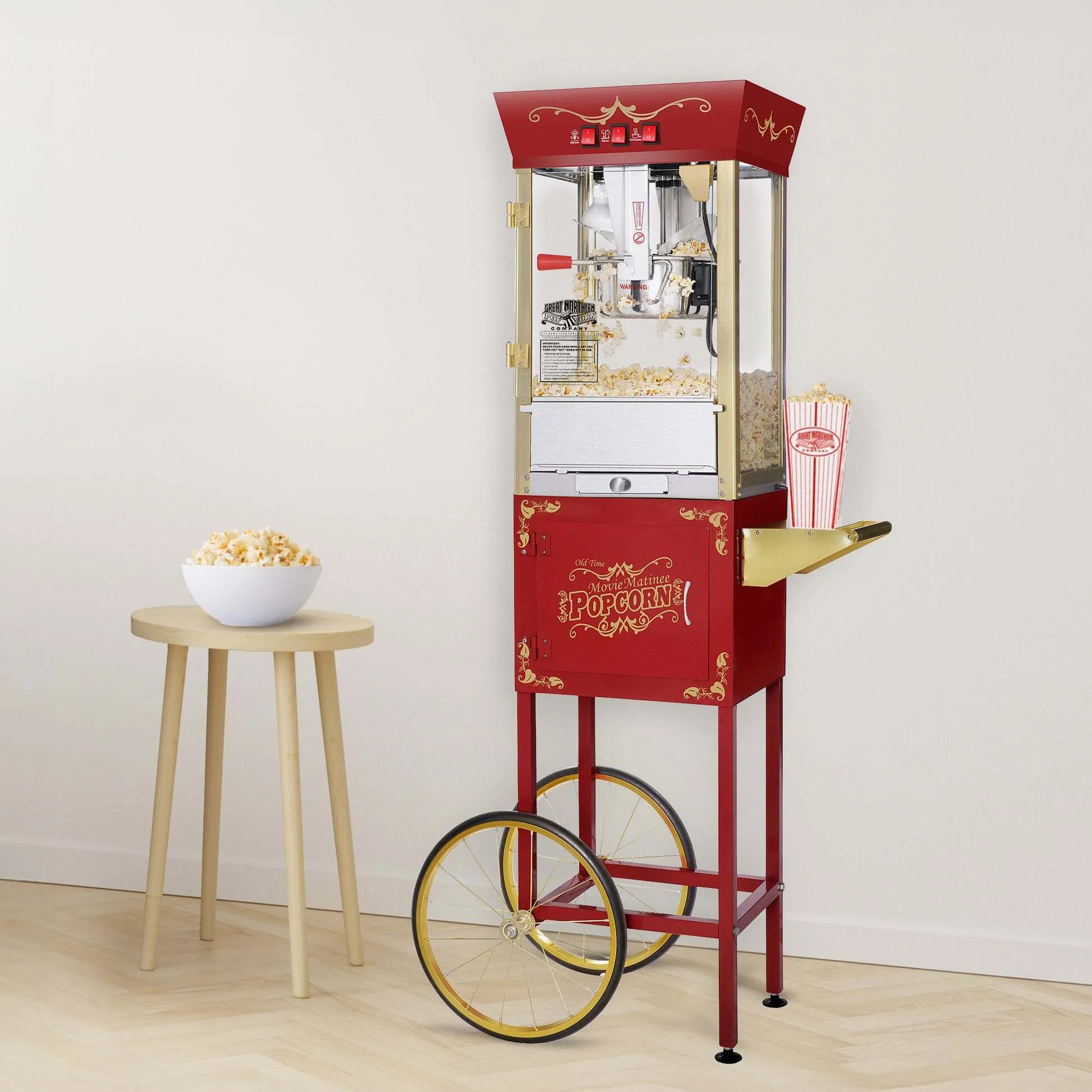 Popcorn Machine Cart