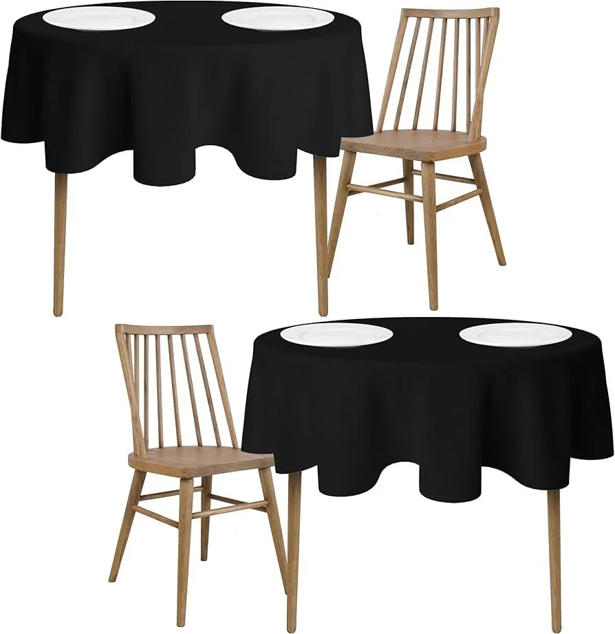 Black Round Polycloth 136