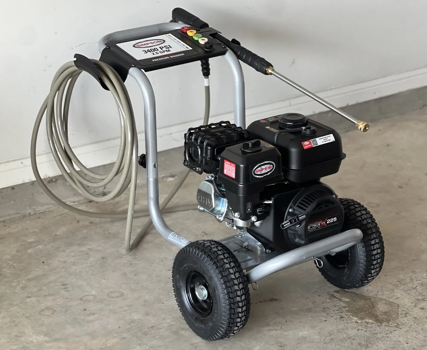 Gas Pressure Washer - 3400 PSI / 2.5 GPM