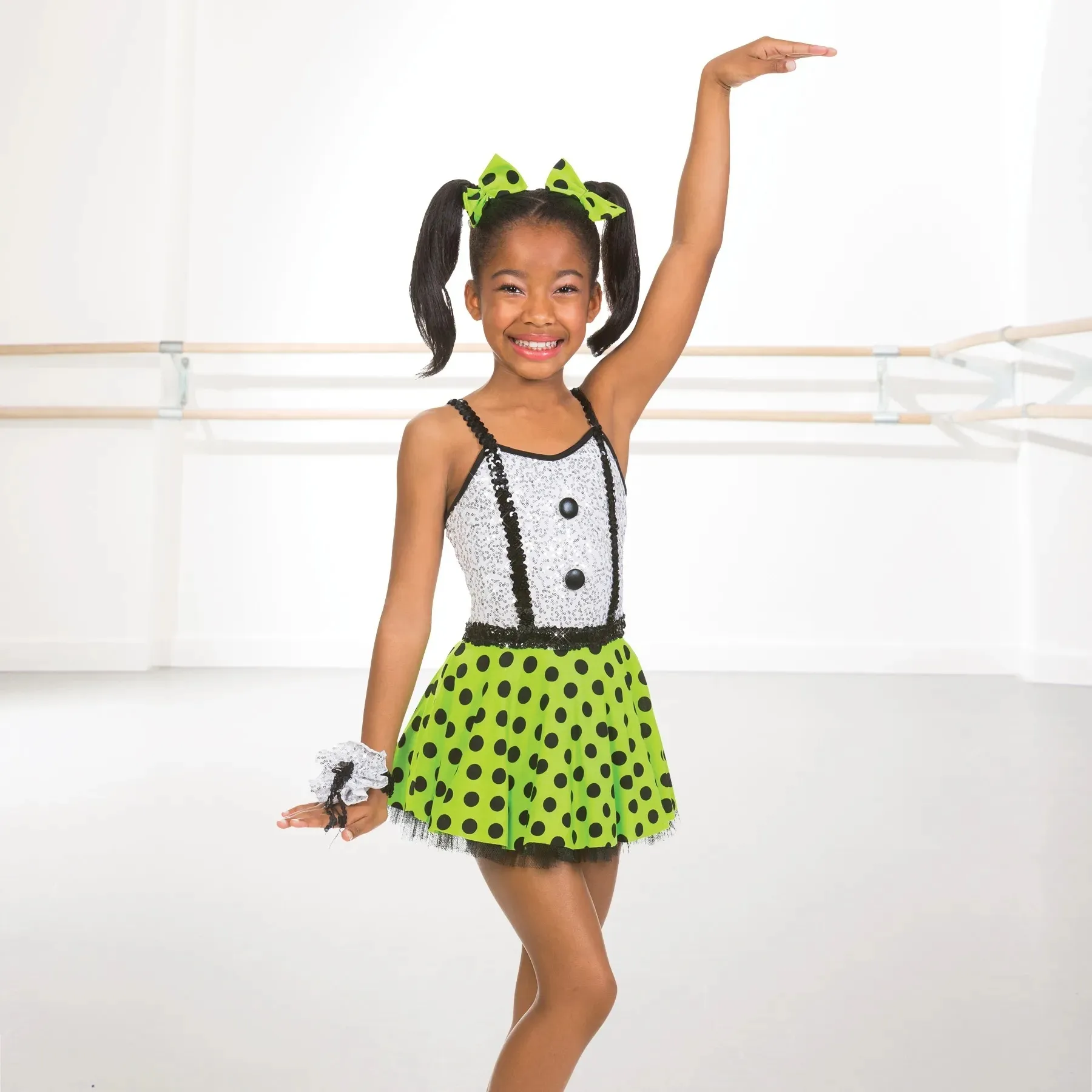 Green Polka Dot Dress