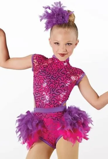 Pink & Purple Feather