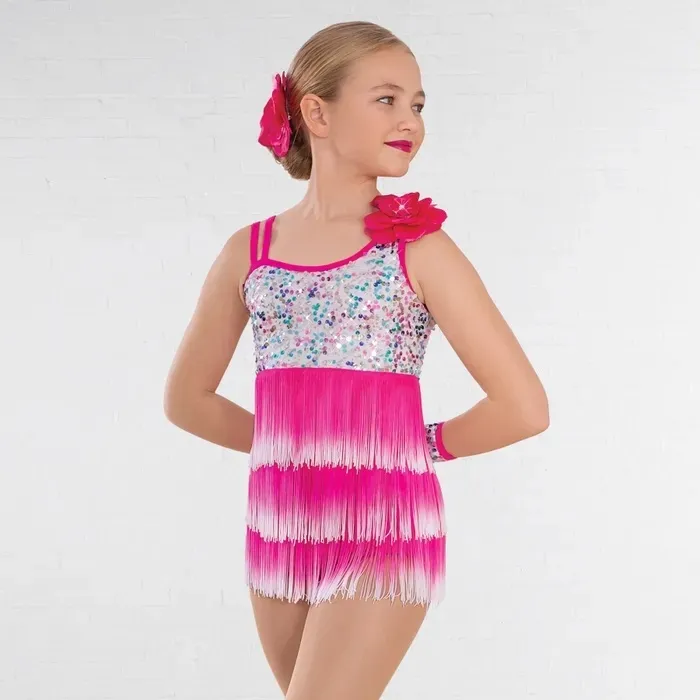 Pink Multi Tassel Dress 