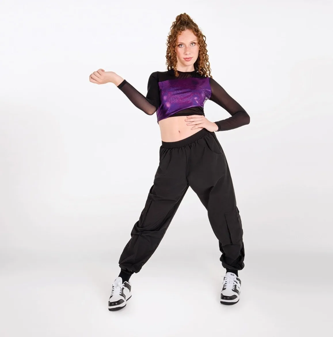 Black Cargo Trousers 