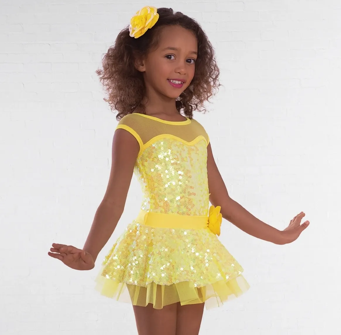 Yellow Dress with Flower