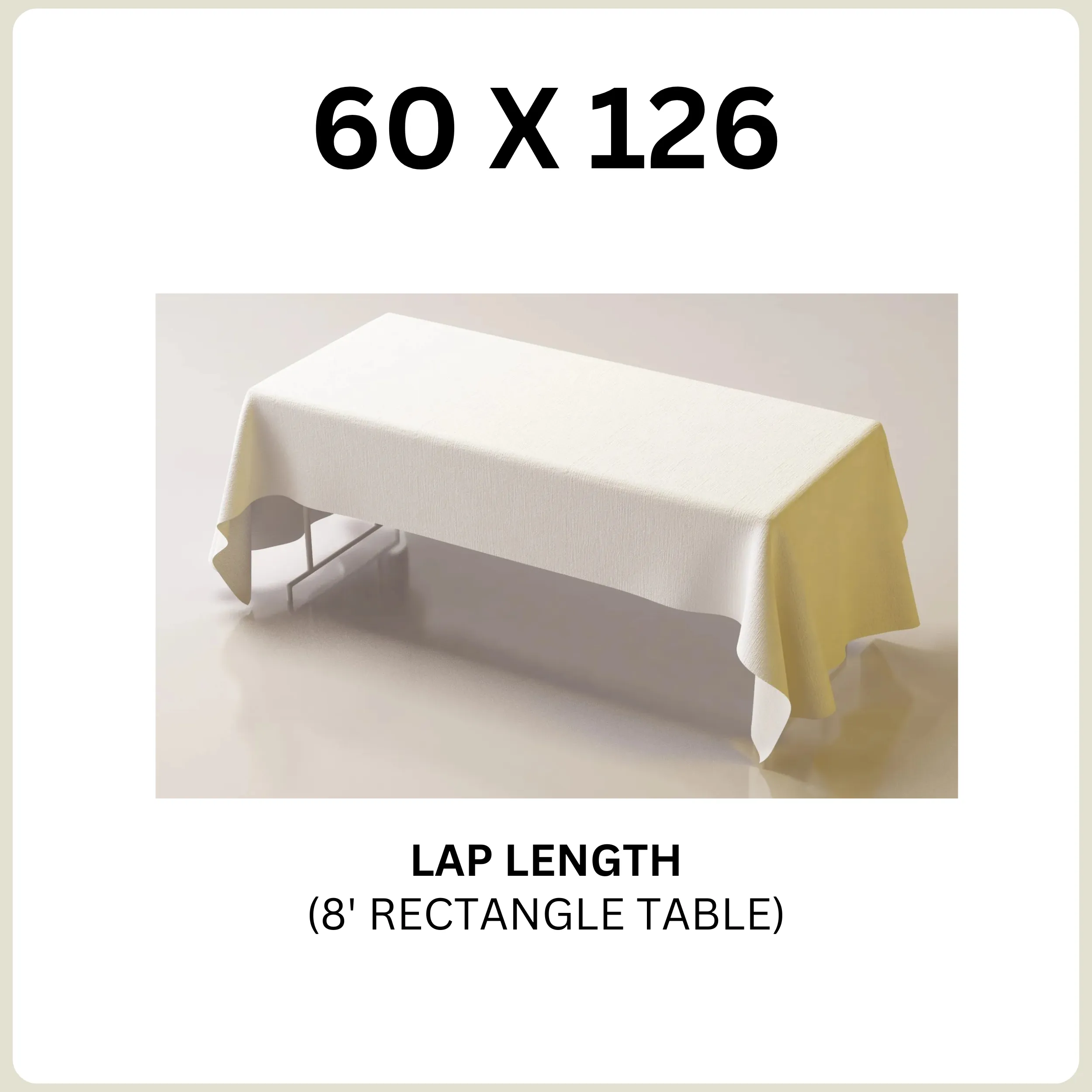 60 X 126 Tablecloth