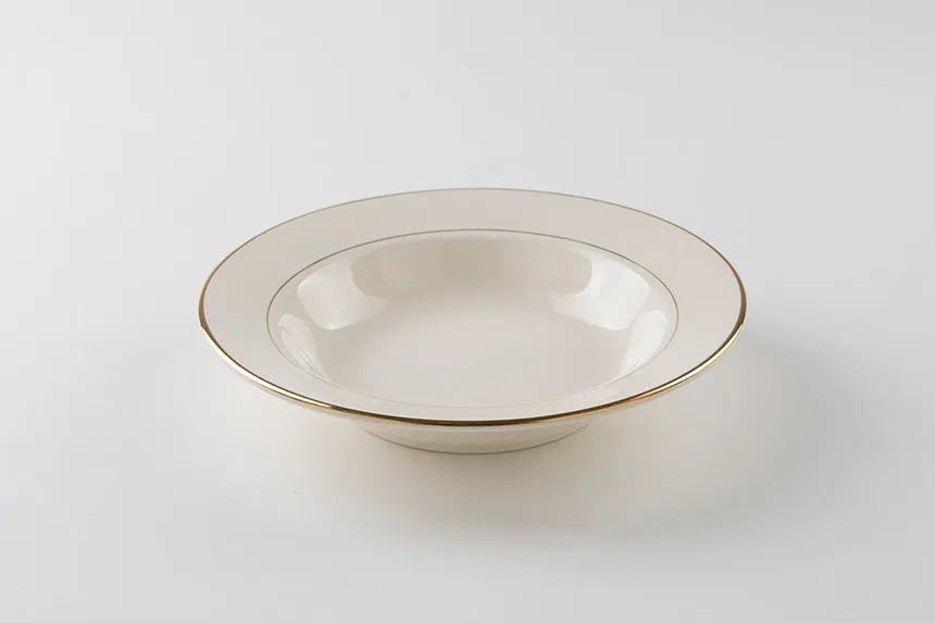 Ivory with Gold Bowl
