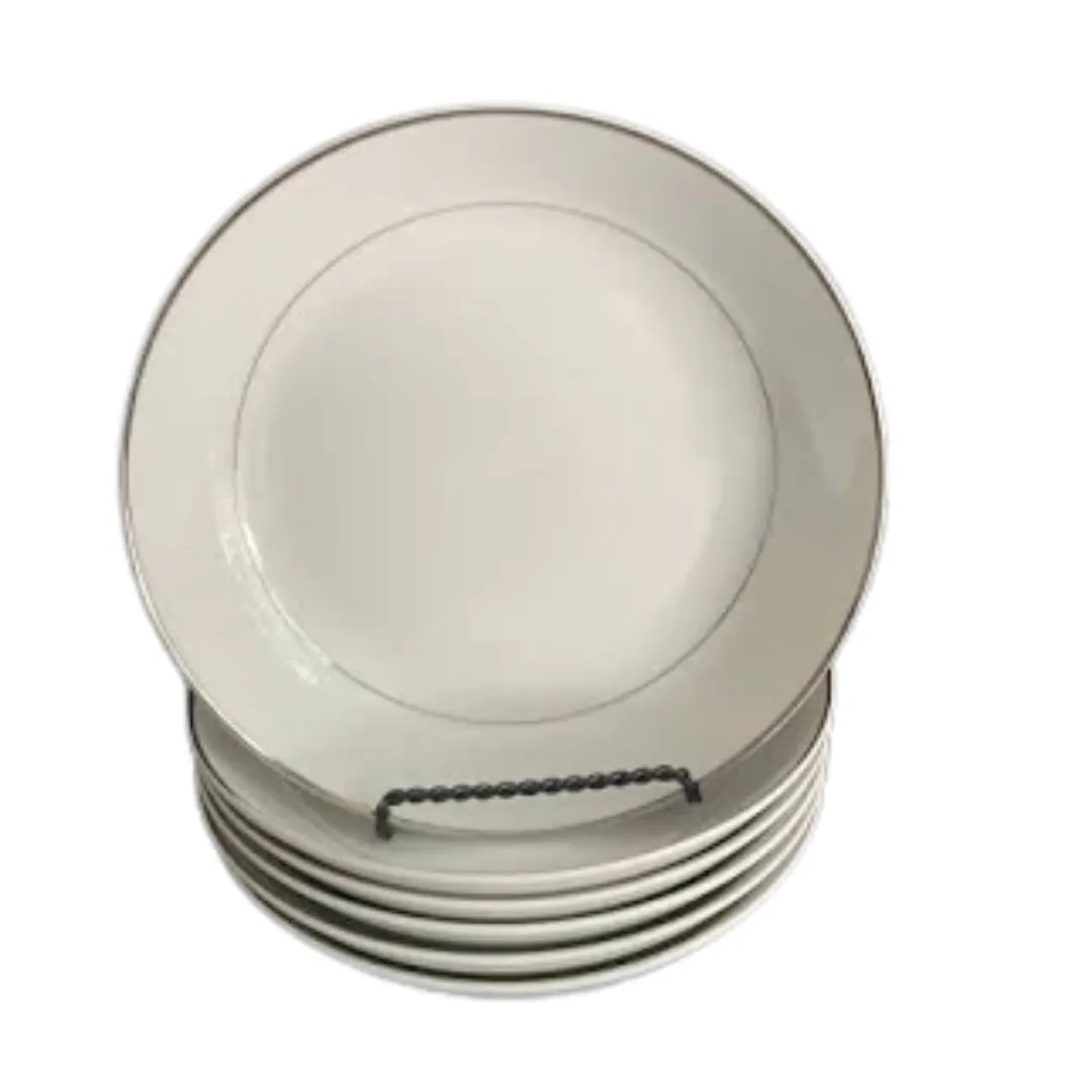 White with Silver Bowl