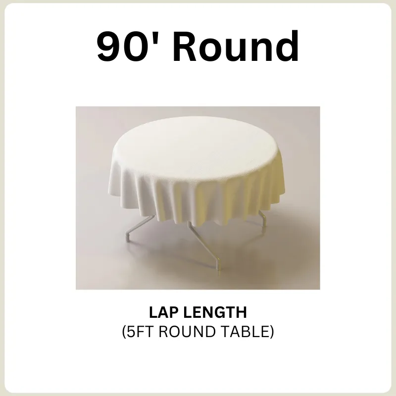 90" Round Tablecloth