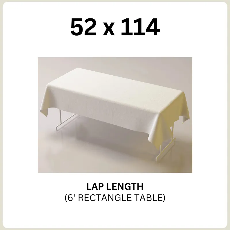 52 x 114 Tablecloth