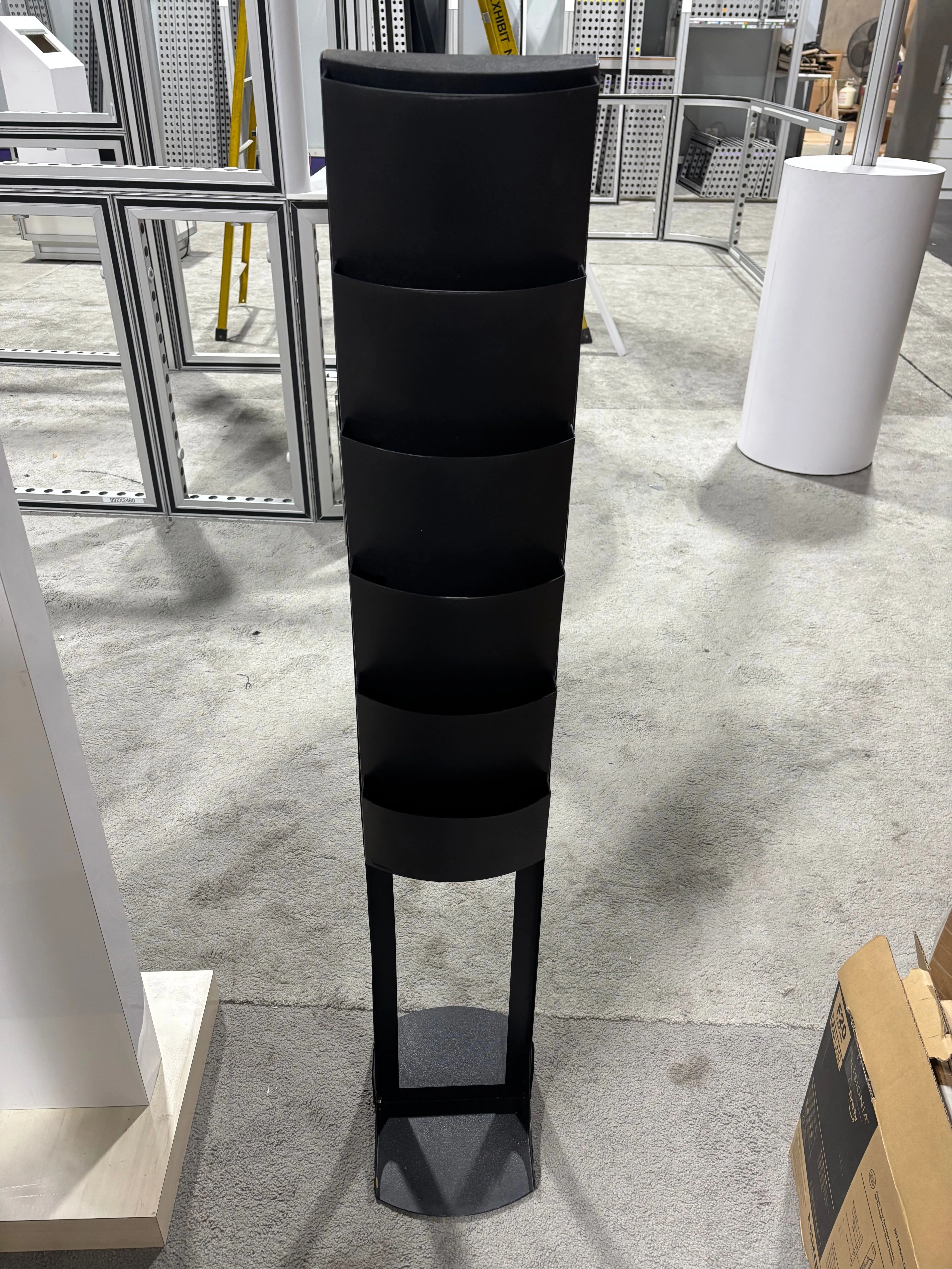 Black Brochure Stand