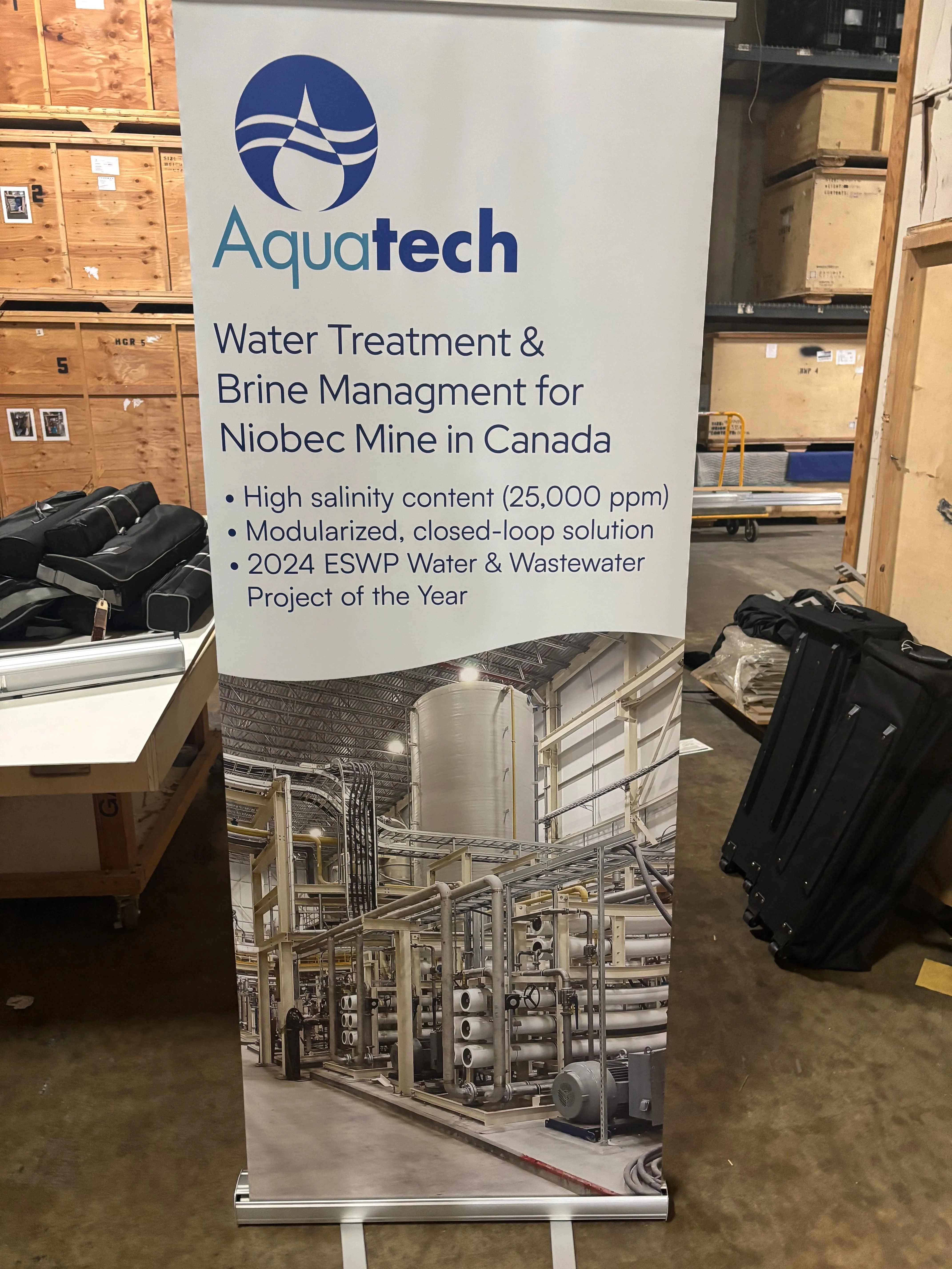 Water treatment & brine management for niobec