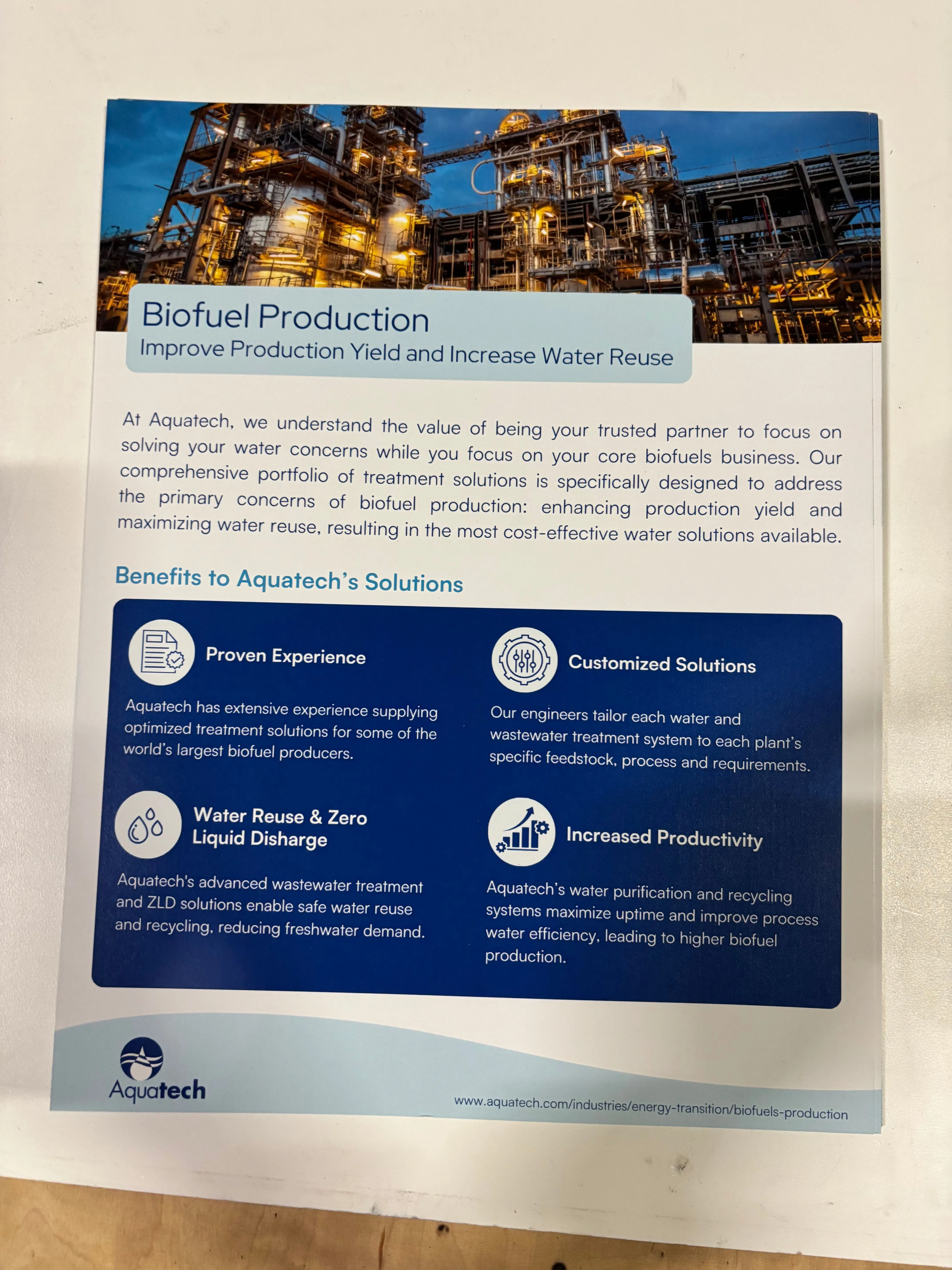 Biofuel One Pager