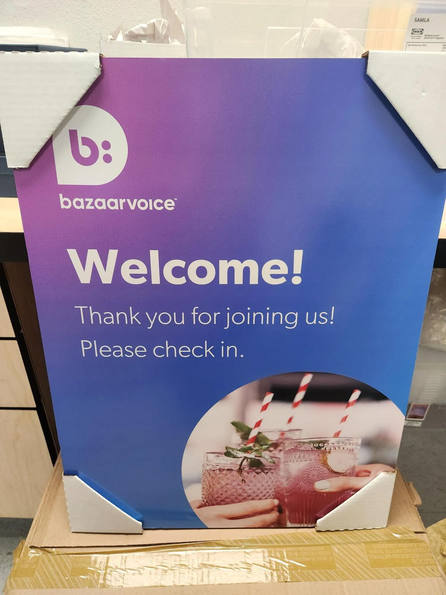 Bazaarvoice Welcome Board