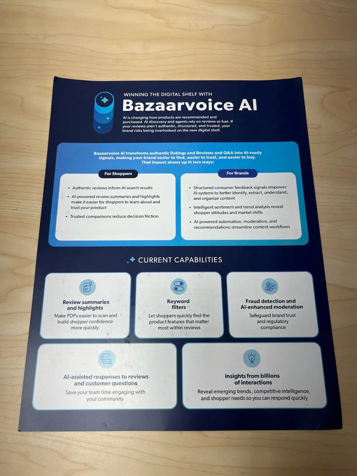 Bazaarvoice AI Brochure