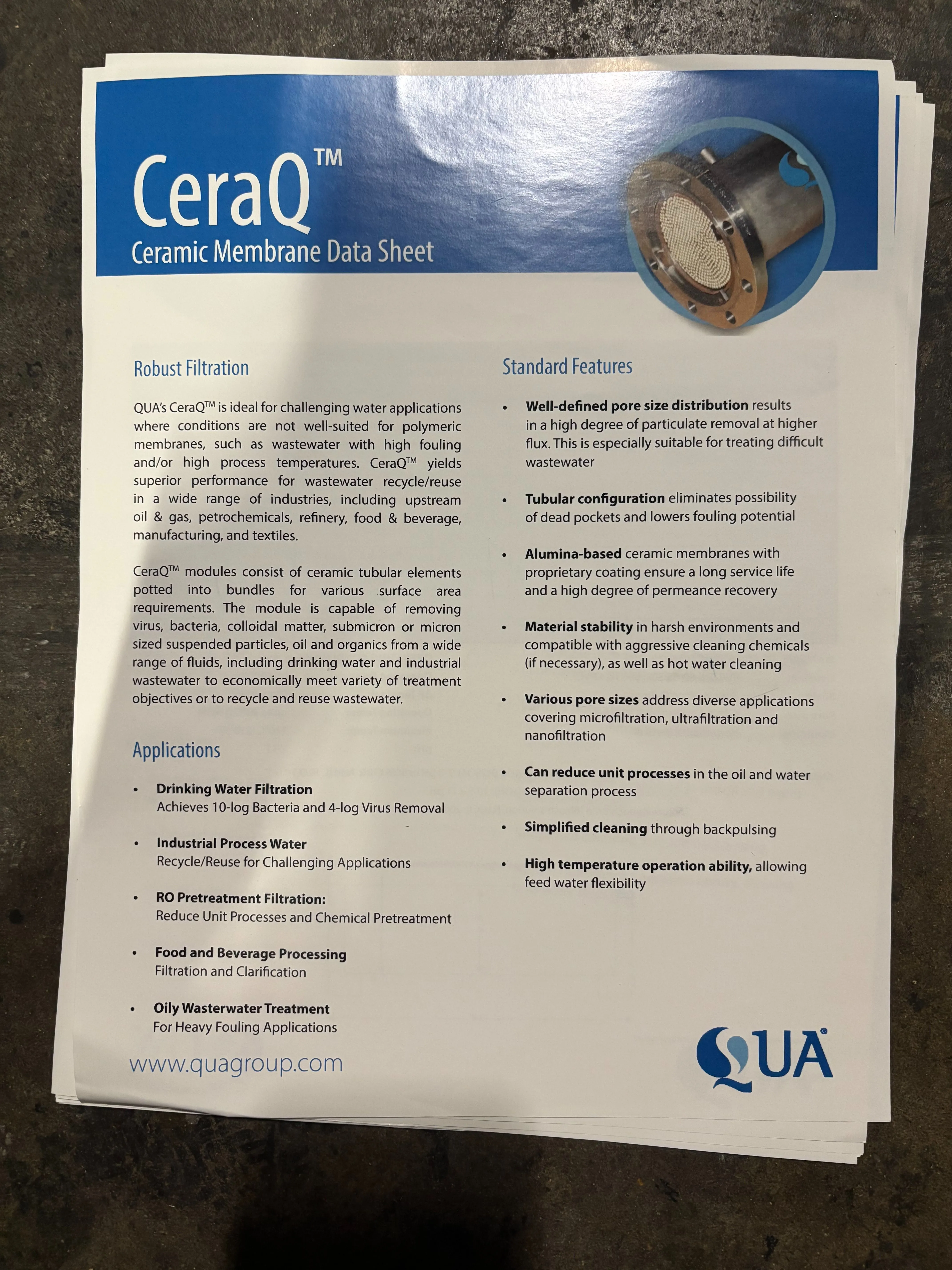 CeraQ Data Sheet